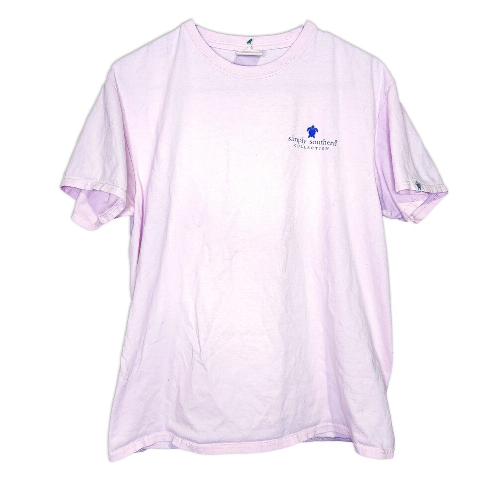 Simply Southern Tropical Patch Size Medium Love all that you do Shirt